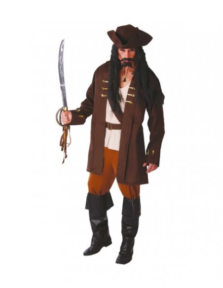 Disfraz Capitán pirata adulto