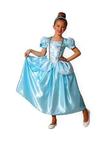 Disfraz Princesa azul para niña