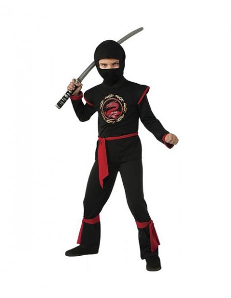 Disfraz Dragón Ninja black infantil
