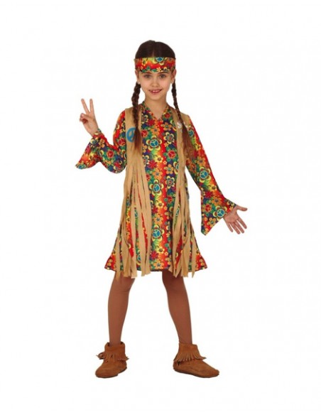Disfraz Hippie niña