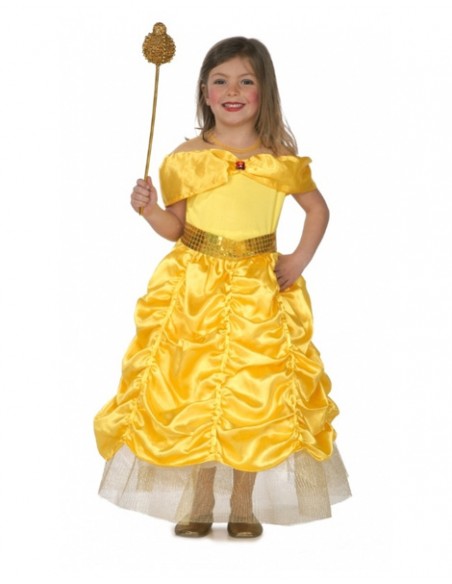 Disfraz Princesa dorada para niña