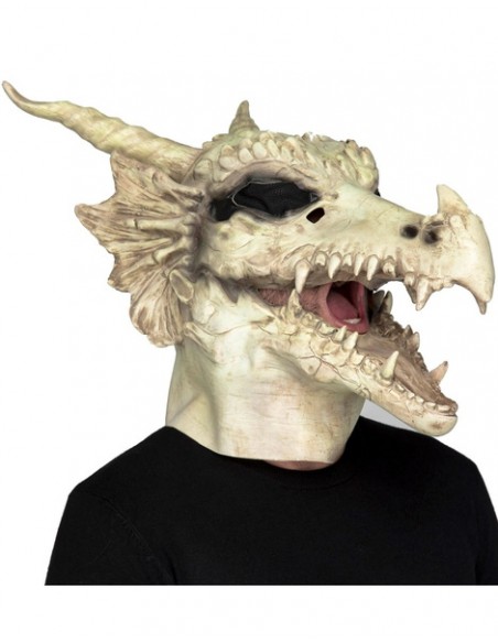 Máscara Esqueleto Dragón con movimiento
