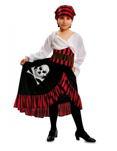 Disfraz de Pirata bandana para niña