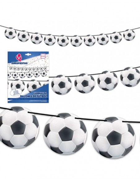 Guirnalda balones de futbol