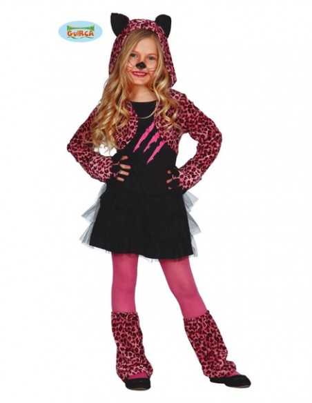 Disfraz Leopardo Pink talla 5/6 años