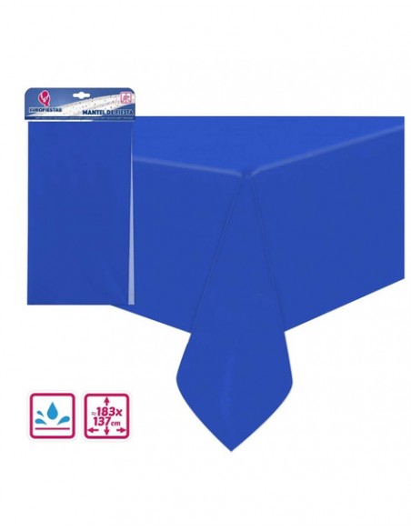 Mantel reutilizable  137x183cm azul