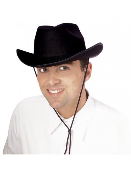 Sombrero cowboy negro adulto
