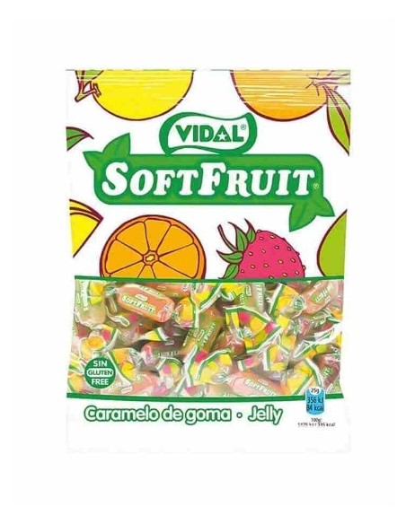 Caramelos Soft fruit  B.80gr. vidal