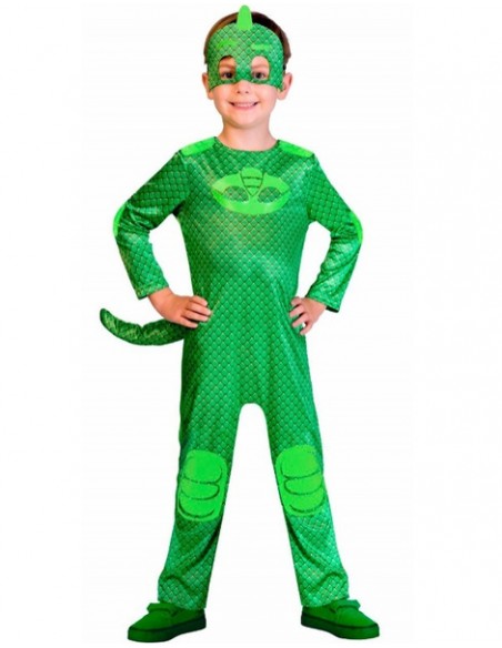 Disfraz PJ MASK Gekko verde infantil