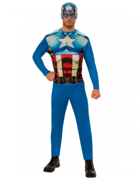 Disfraz Capitán América OPP adulto