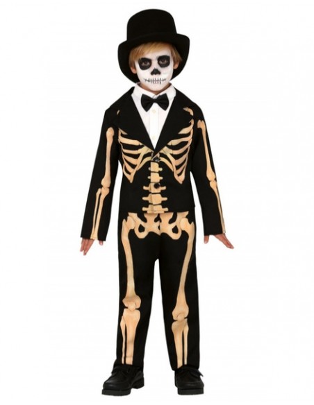 Disfraz Skeleton elegante para niño