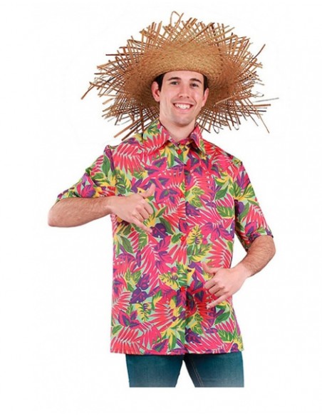 Camisa Flores Hawaiana adulto