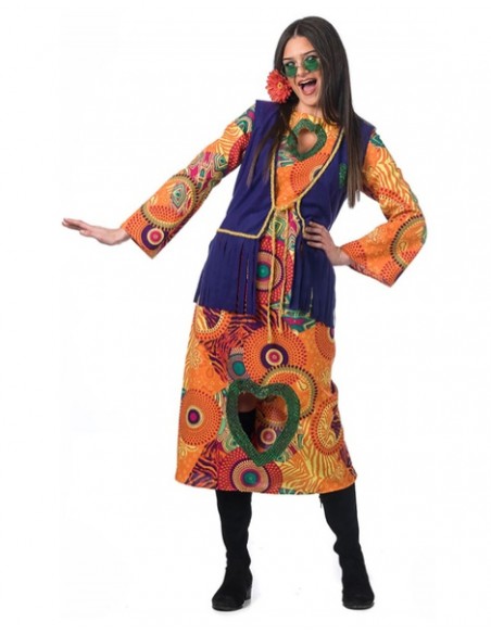 Disfraz Hippie Alma para mujer