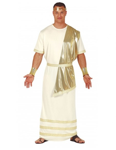 Disfraz Romano dorado para adulto