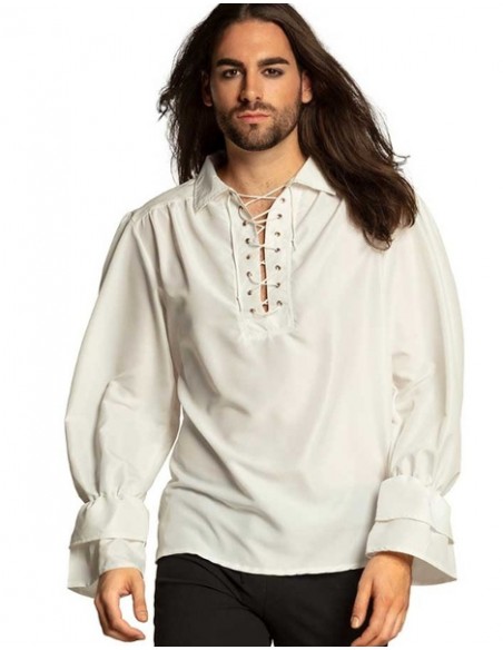 Camisa Pirata/Medieval colores  adulto