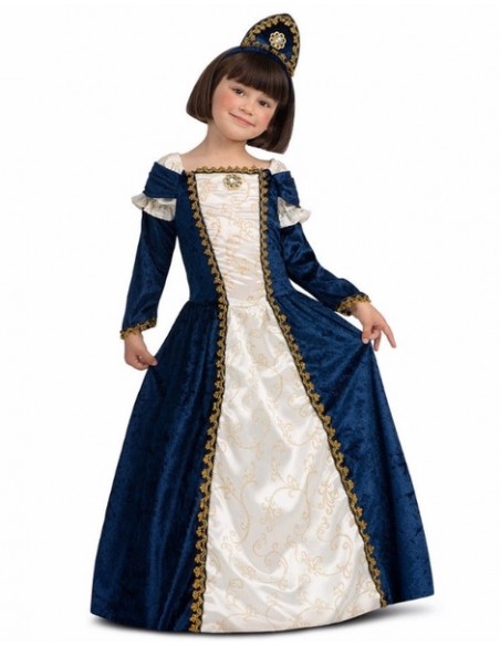Disfraz Dama medieval para niña