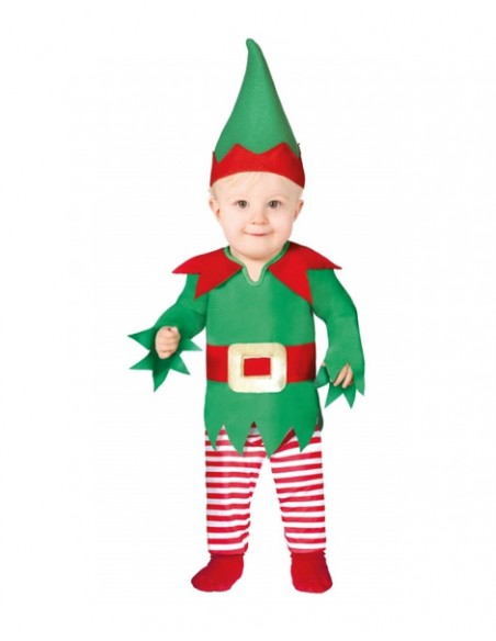 Disfraz Elfo pantalon a rayas bebés